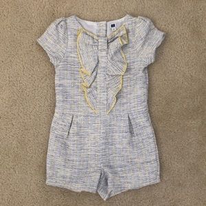 Janie & Jack Tweed Romper